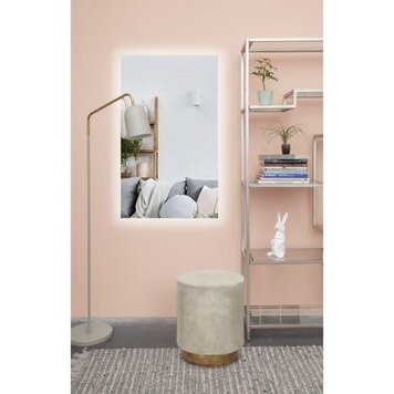RENWIL d- MIROIR DOLCE 24 X 40 AVEC LUMIÈRE DEL SUR LE CADRAGE