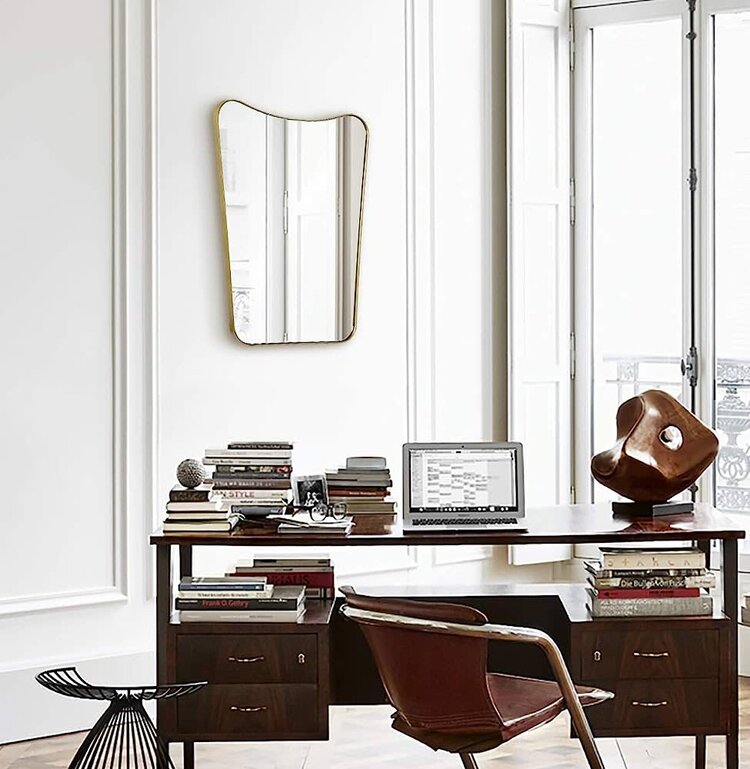 RENWIL MIROIR TUFA 20 X 28 METAL OR