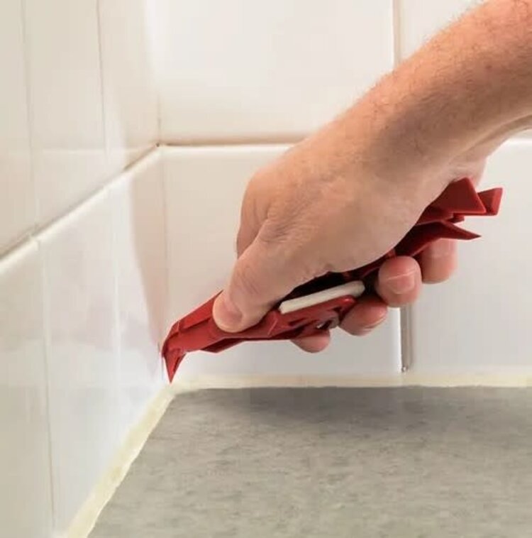 RICHARD OUTILS Outil de calfeutrage mutli usage 4en 1 pour coulis