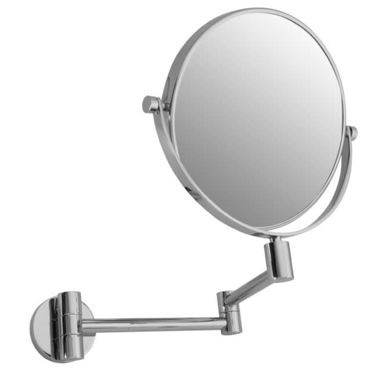 LALOO d-Miroir utilitaire mural grossissant 7x chrome