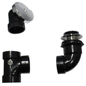 CANPLAS Drain et trop-plein pour baignoire en abs chrome