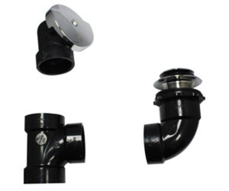 CANPLAS Drain et trop-plein pour baignoire en abs chrome