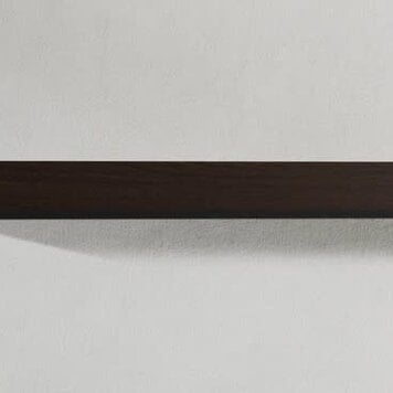 Discontinué - Tablette murale wenge 19-3/4 x 6 x 1-1/2po