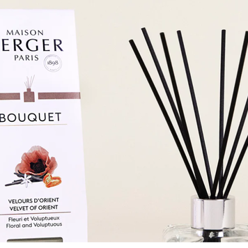 BERGER PARIS Diffuseur avec bouquet velours d'orient