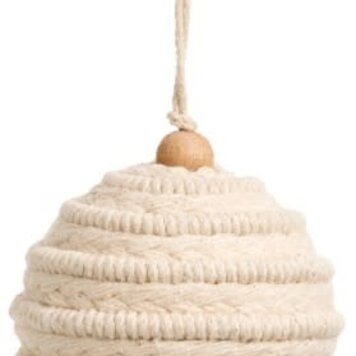 ADV Grand ornement balle de coton naturel 3 x 3po