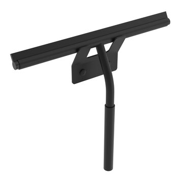 ICO Raclette/Squeegee noir mat avec crochet sur verre ou mural inclus