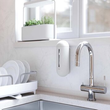 UMBRA POMPE A SAVON PENGUIN MURALE ET AUTOMATIQUE BLANCHE