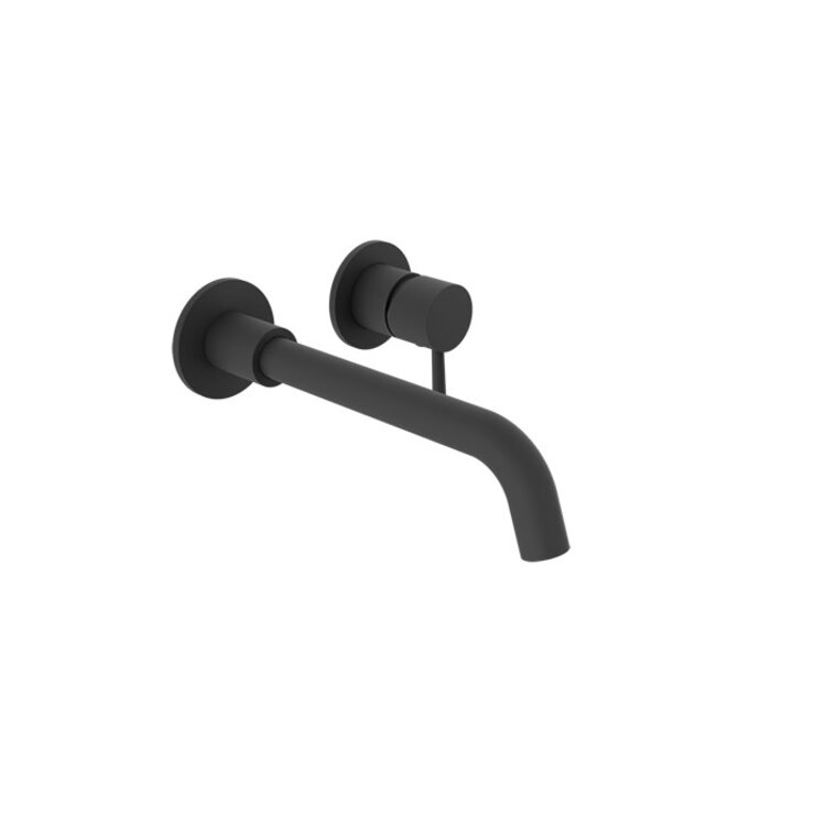 BARIL ROBINET DE LAVABO ZIP MURAL  NOIR MAT
