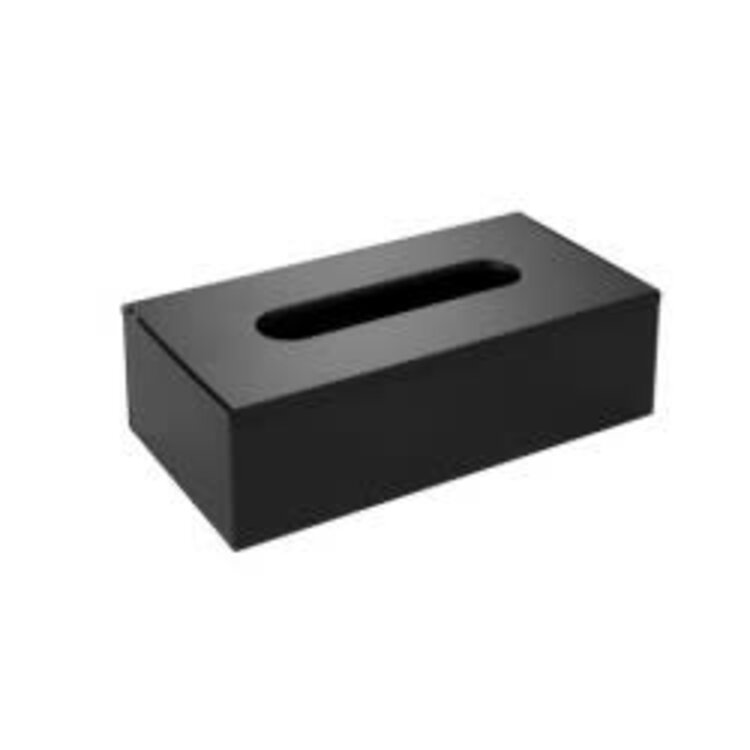 IMPÉRIAL Boite de mouchoir en metal noir mat
