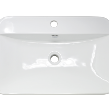 LIGANO Lavabo encastre prestige 23 1/2 x 16 x 1 pouce