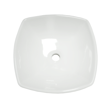 LIGANO Vasque carre rond 16 1/2 x 5 1/4