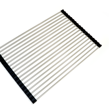 LIGANO Tapis d'Ã©vier enroulable 12 x 18po stainless