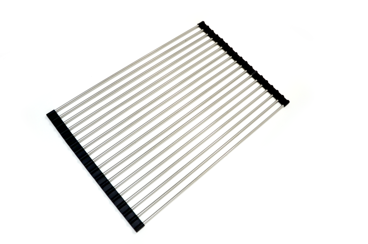 LIGANO Tapis d'évier en tiges inox