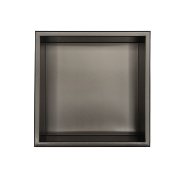 LIGANO NICHE STAINLESS NOIR 13X13X4