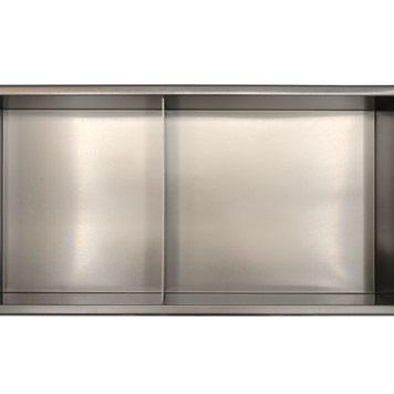 LIGANO Copy of NICHE TABLETTE STAINLESS  25X13X4