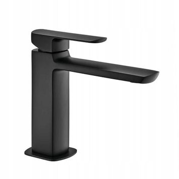 PALAZANI Démo - Robinet de lavabo avec drain mis noir mat