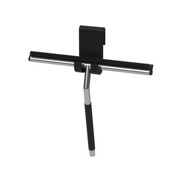 ZITTA Raclette/Squeegee noir avec crochet su verre