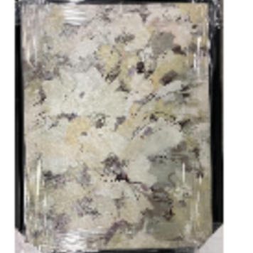 CADRE ABSTRAIT FLORAL 18X24