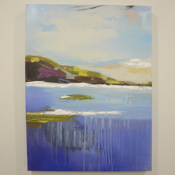 Cadre paysage abstrait ii 18 x 24po