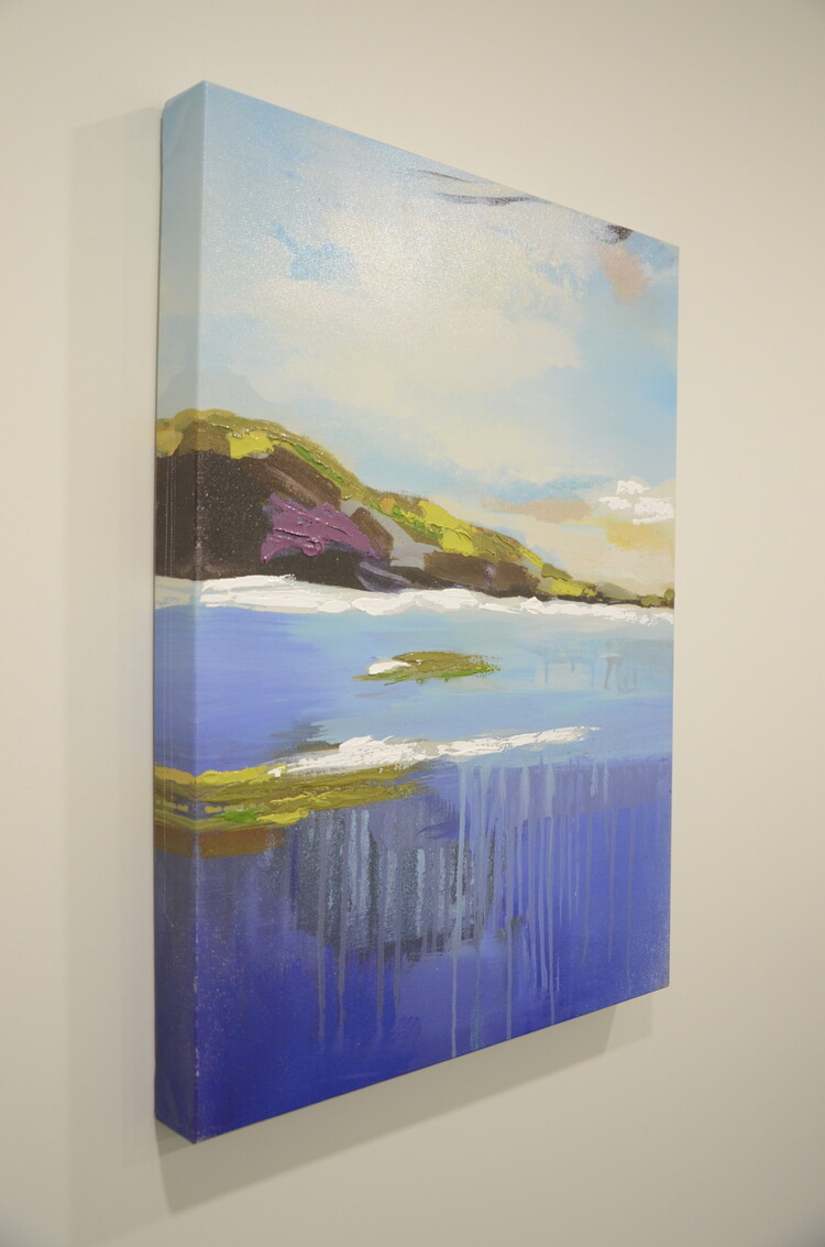 CADRE PAYSAGE ABSTRAIT II 18X24