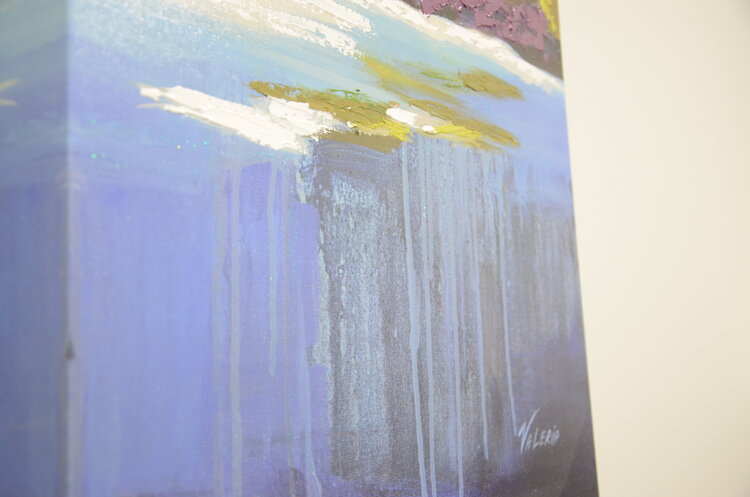 Cadre paysage abstrait ii 18 x 24po