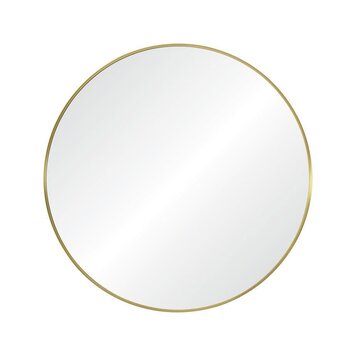 RENWIL Miroir rond parga 36po or