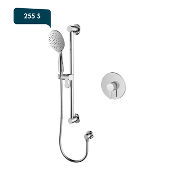 TENZO PROMO Ensemble de douche 1 voie pression équilibrée chrome