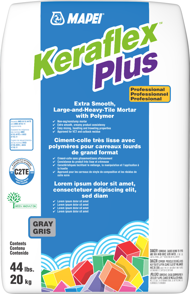 MAPEI CIMENT-COLLE KERAFLEX PLUS GRISE 44LBS