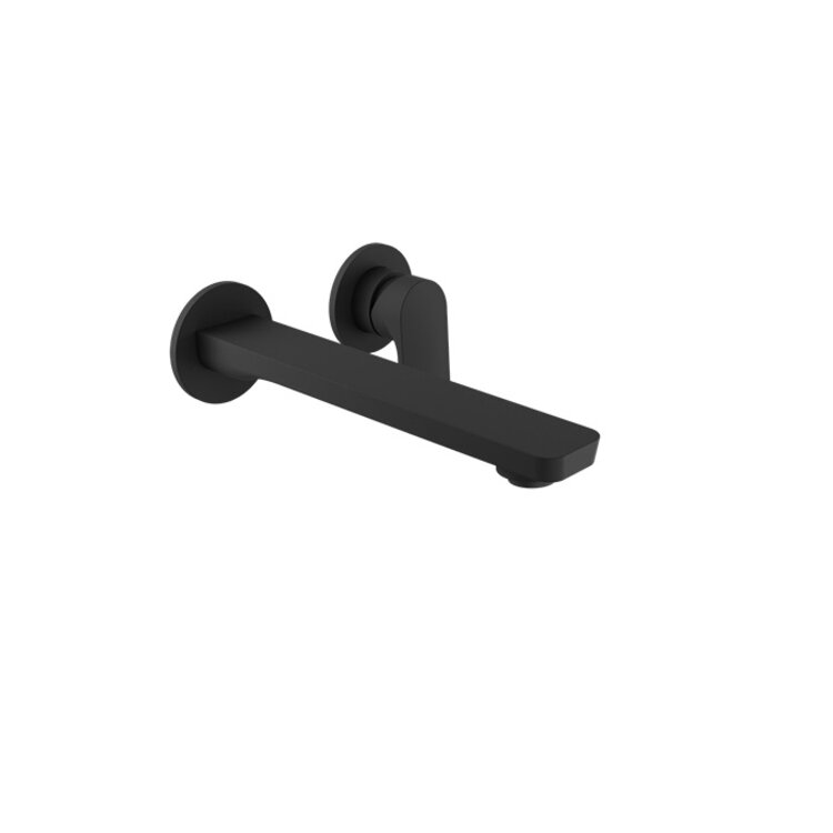 BARIL Robinet de lavabo mural petite noir mat