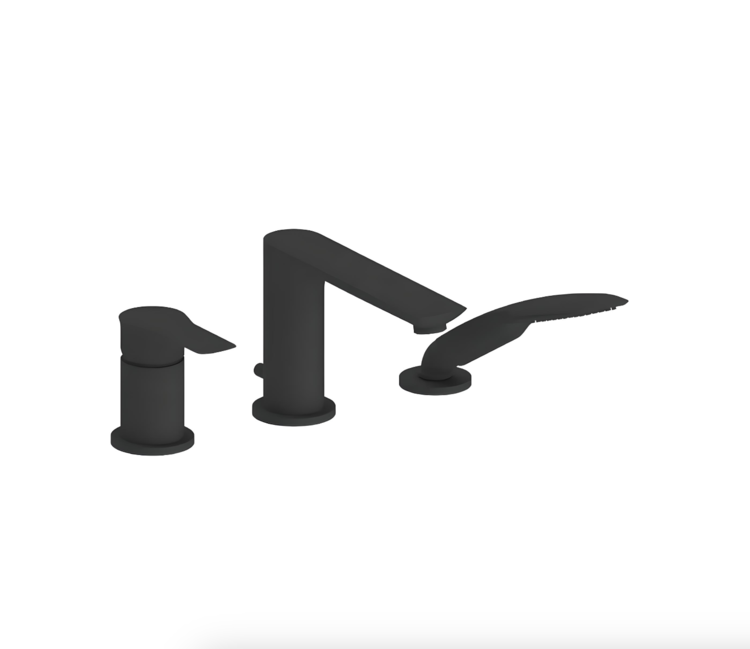 TENZO PRO ROBINET DE BAIN GALIA 3MCX NOIR MAT