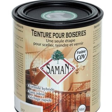 SAMAN Teinture/vernis hybride Saman 946 ml craie