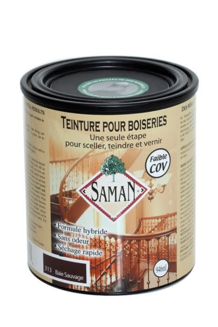 SAMAN Teinture vernis hybride 946 ml baie sauvage
