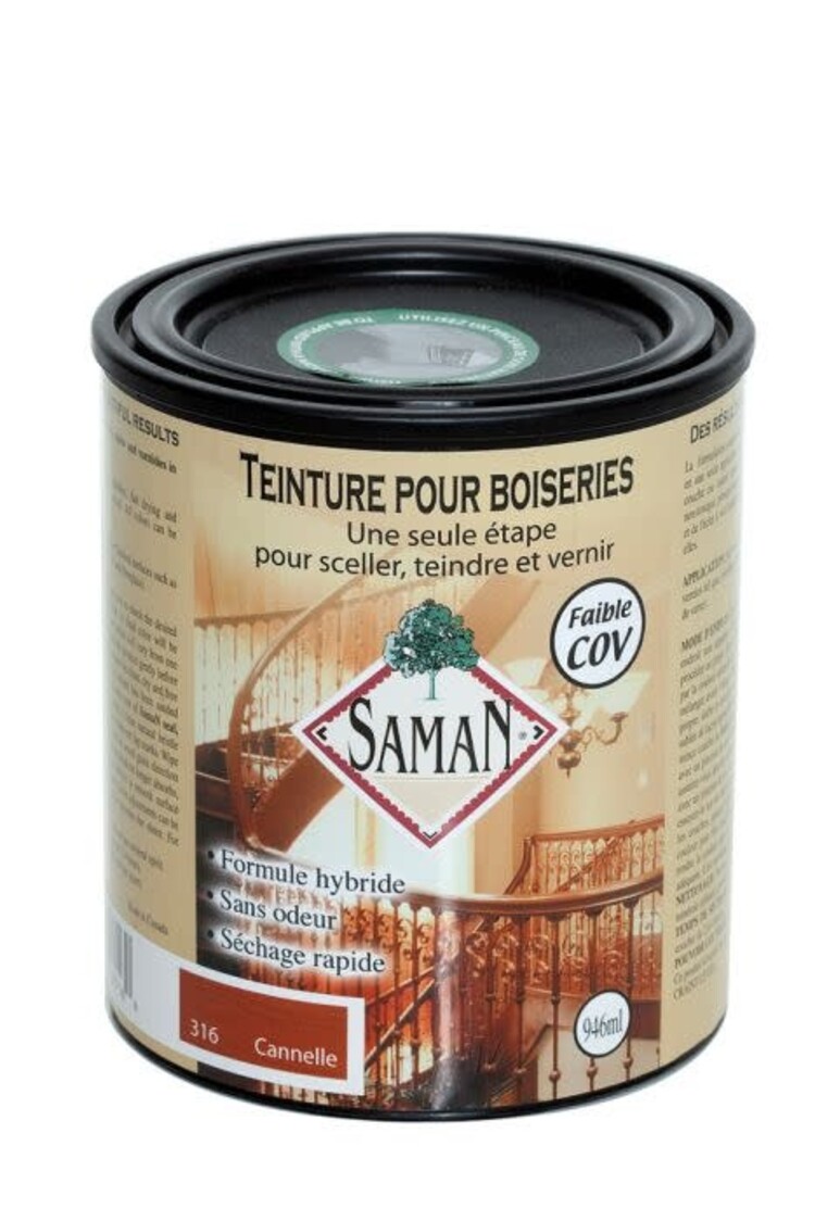 SAMAN Teinture-vernis hybride 946 ml canelle