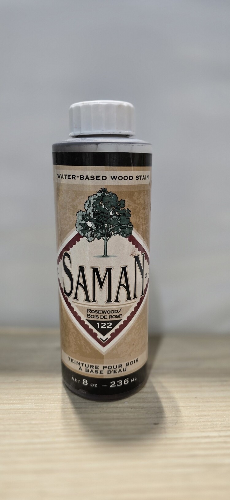 SAMAN Teinture  Saman à base d'eau 8 oz 122 bois de rose