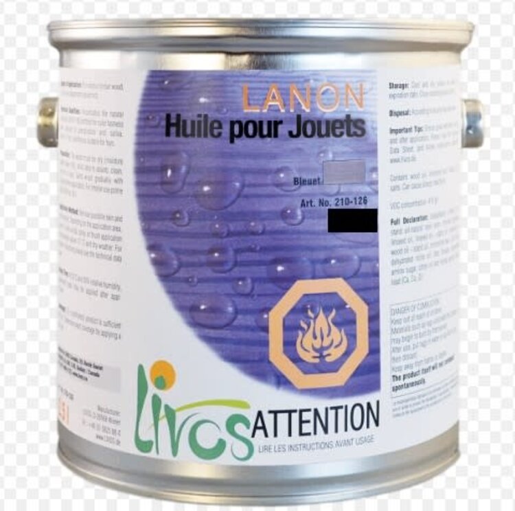 LIVOS Lanon- huile jouet bleu rustique 50ml