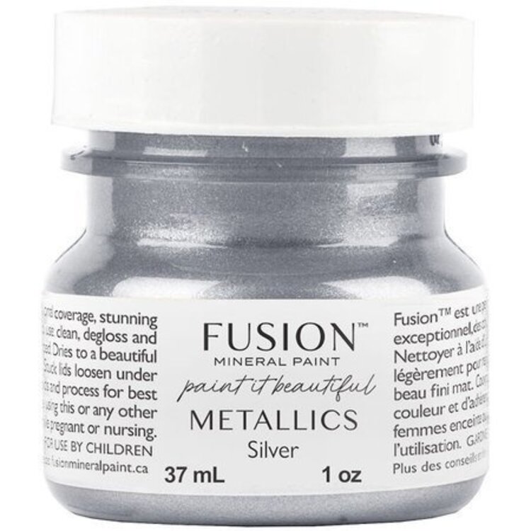 FUSION Peinture minerale fusion 37ml couleur silver