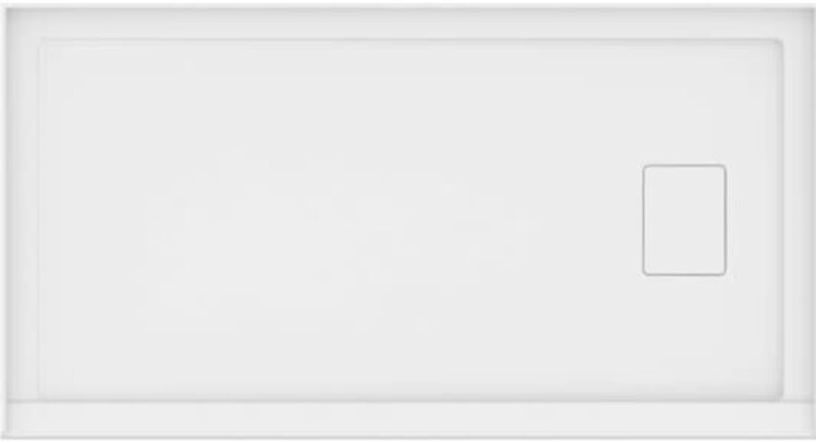 NEPTUNE BASE R 60 X 32 EN ALCOVE DRAIN A DROITE AVEC CACHE-DRAIN MAGNÉTIQUE