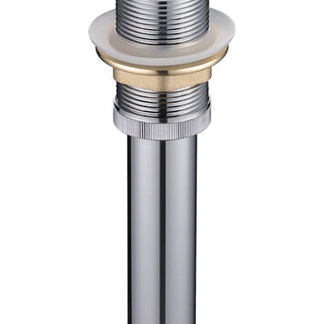 TENZO PRO Drain de lavabo pop-up sans trop-plein chrome