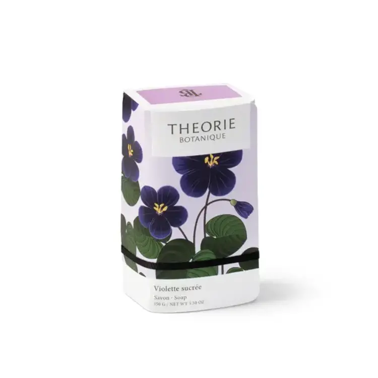 THEORIE BOTANIQUE Savon beurre de karite 165 gr violette sucre