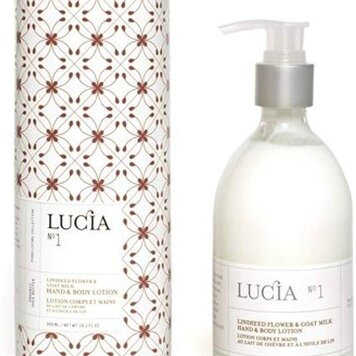 LUCIA Lotion corp et main fleur de lin et chevre