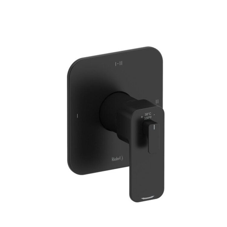 RIOBEL Finition de douche equinox thermo/pression equilibre noir