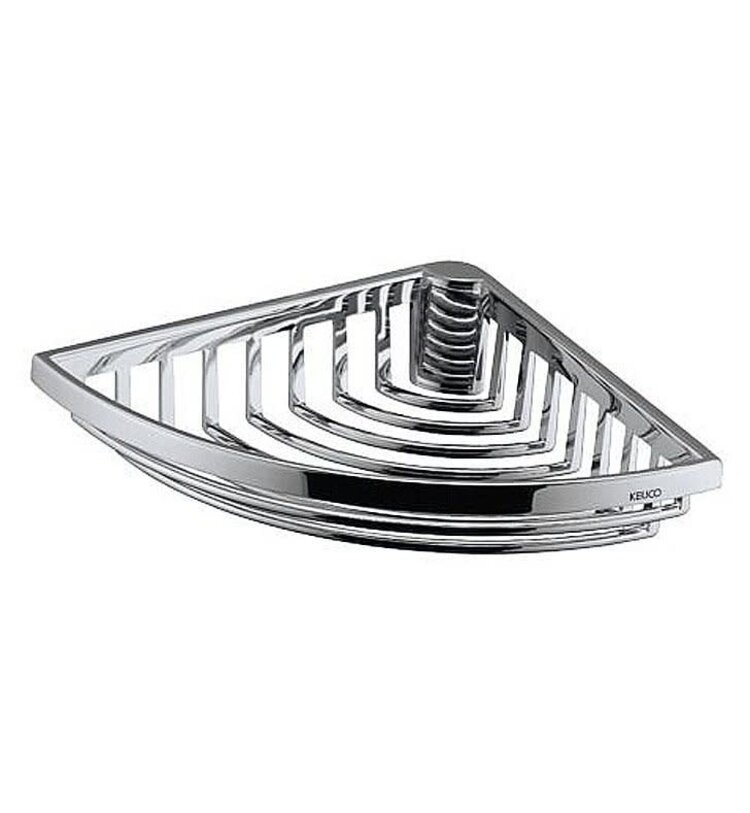 KEUCO Panier de douche triangulaire grand/bas chrome