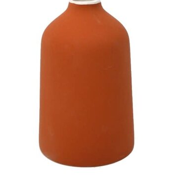 NOSTALGIA Vase mala 9,5 x 9,5 x 15 orange bruler