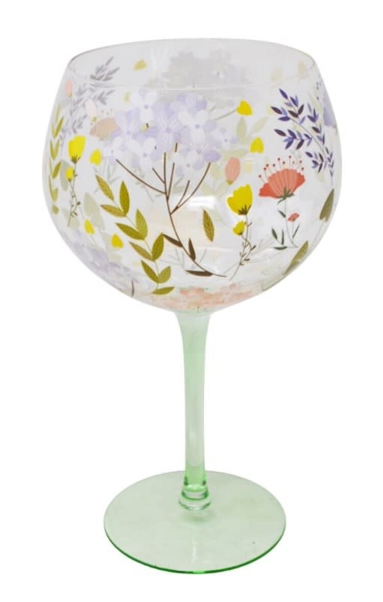 NOSTALGIA Verre avec pied 23 oz primrose 11 x 11 x 20 cm