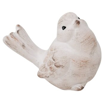 NOSTALGIA Oiseau 11,5 x 7,5 x 9,5 cm blanc