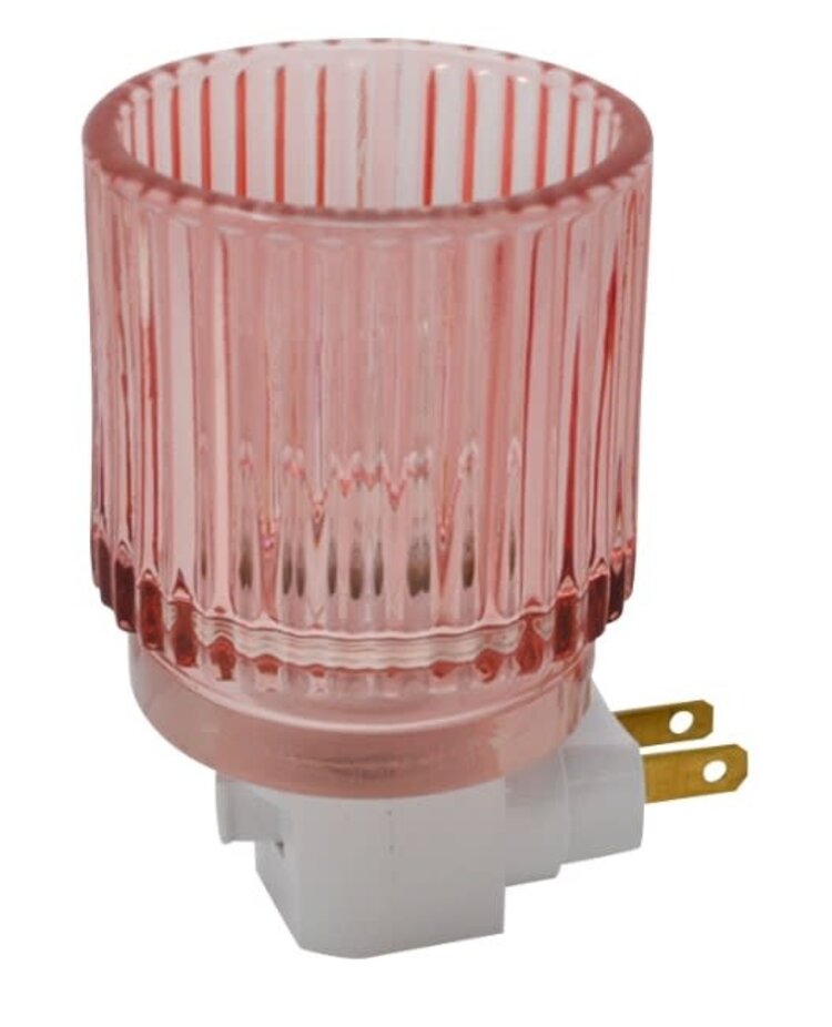 NOSTALGIA Veilleuse rose 7 x 7 x 11.5 cm