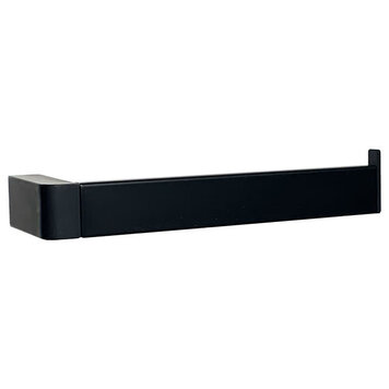 LALOO d-Barre a serviette eaton a main noir mat