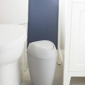 UMBRA Poubelle twirla gris clair