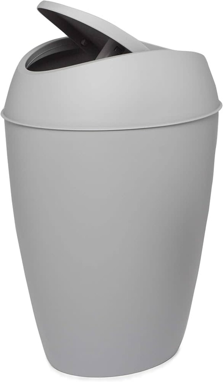 UMBRA Poubelle twirla gris clair