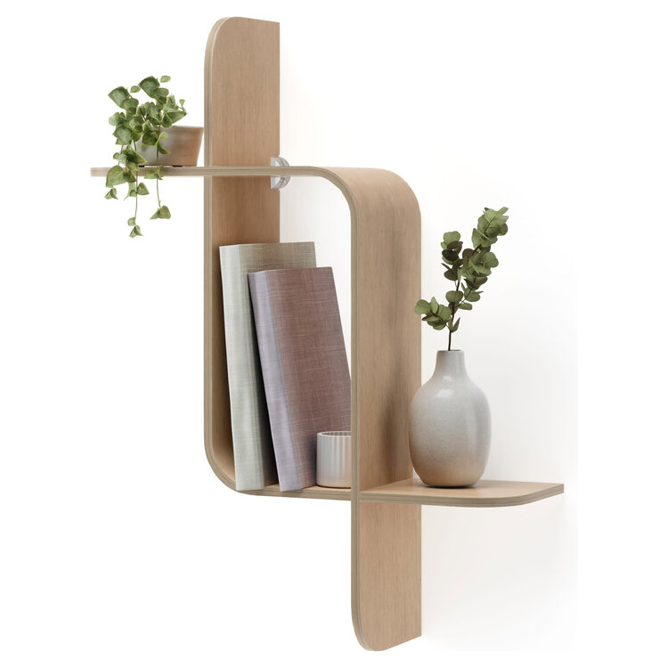 UMBRA Tablette murale montage naturel